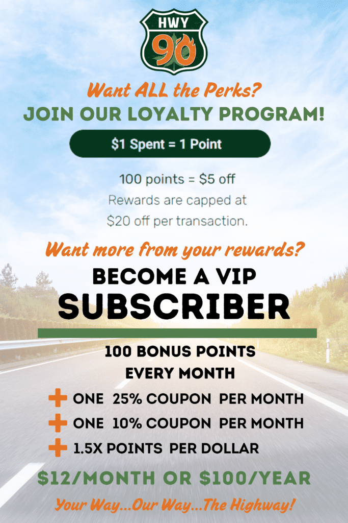 Highway 90 Rewards Pop-Up