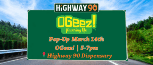 Ogeez cannabis gummies deals at highway 90 dispensary in marlton, new jersey