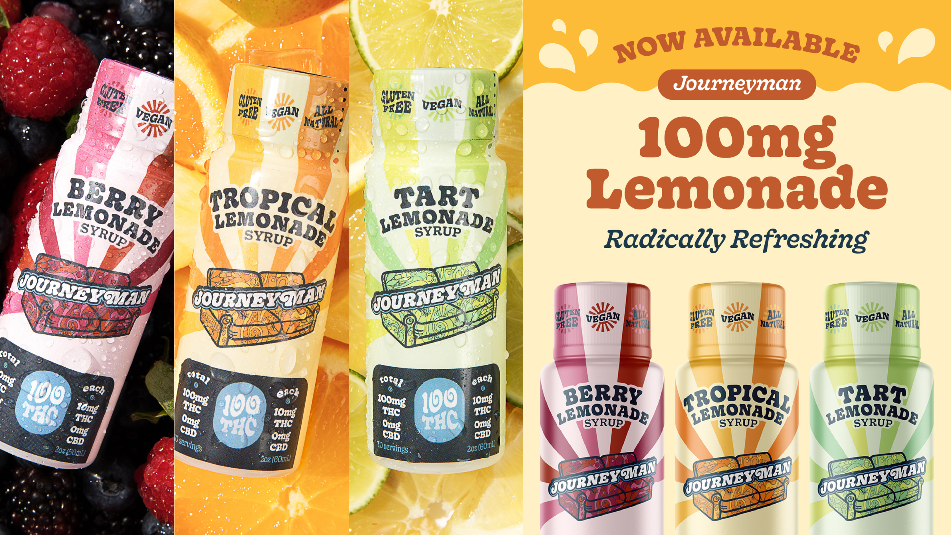 Journeyman THC lemonade available now at Highway 90 Dispensary in Marlton, NJ